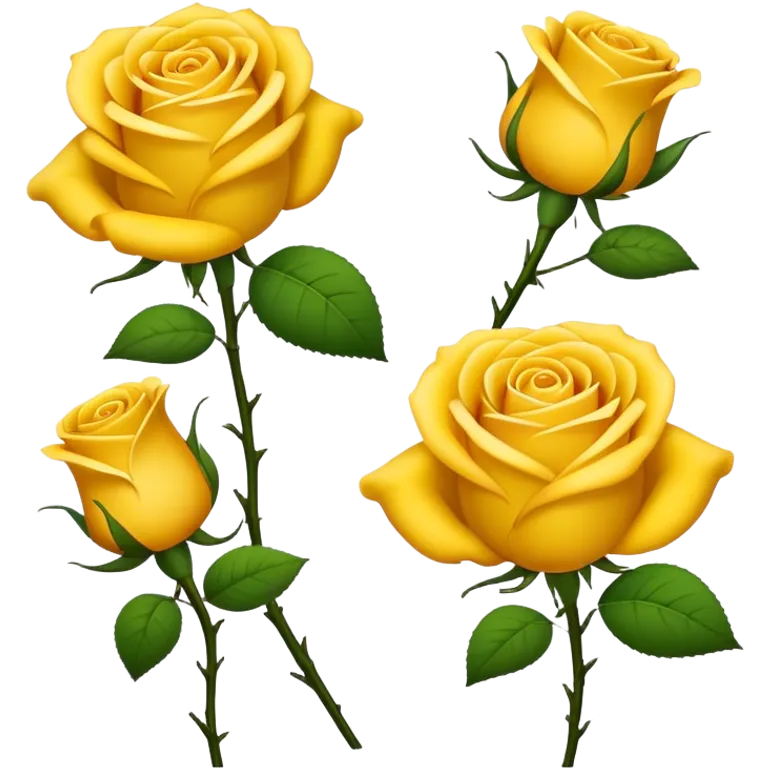 Yellow roses emoji