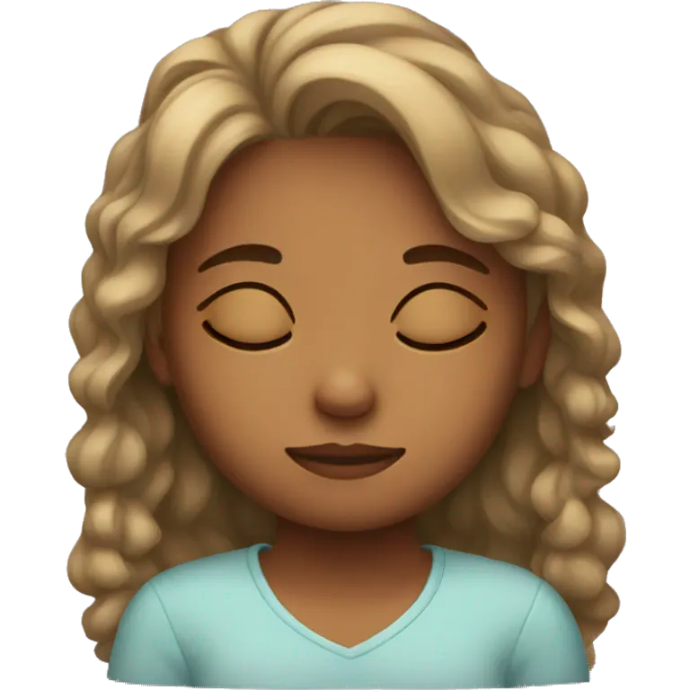 girl sleeping emoji