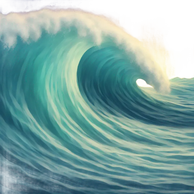 ocean waves emoji