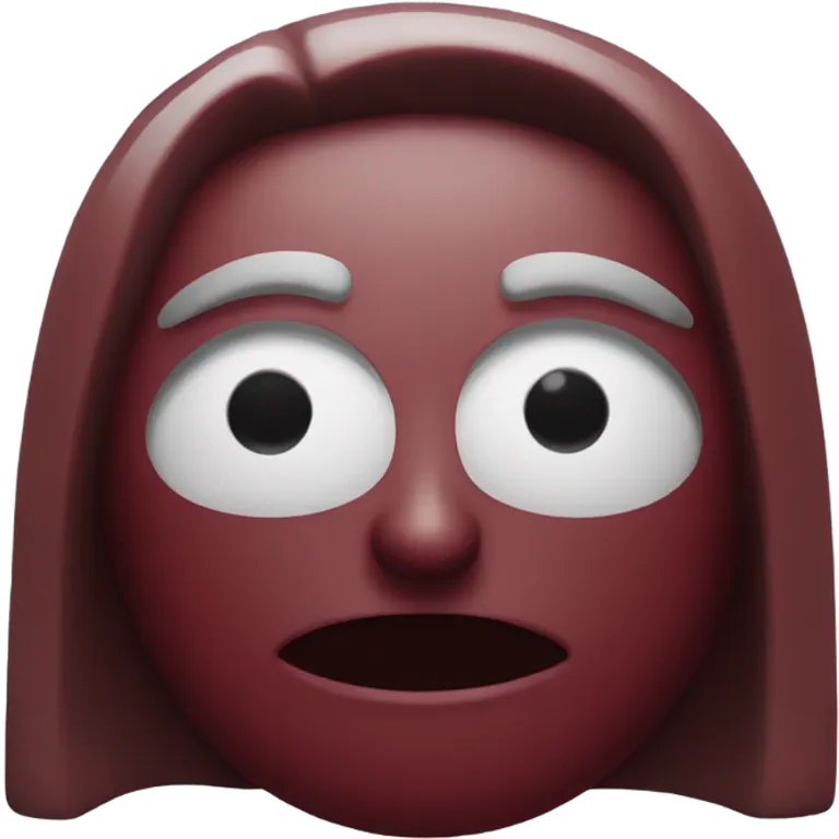 Dark red  emoji