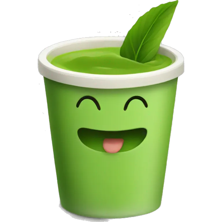 Green matcha  emoji