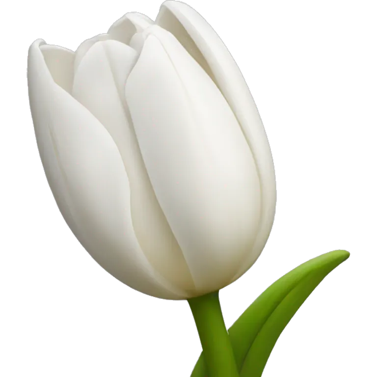 White tulps  emoji