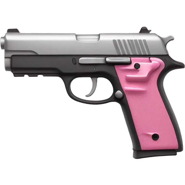 PINK GUN emoji