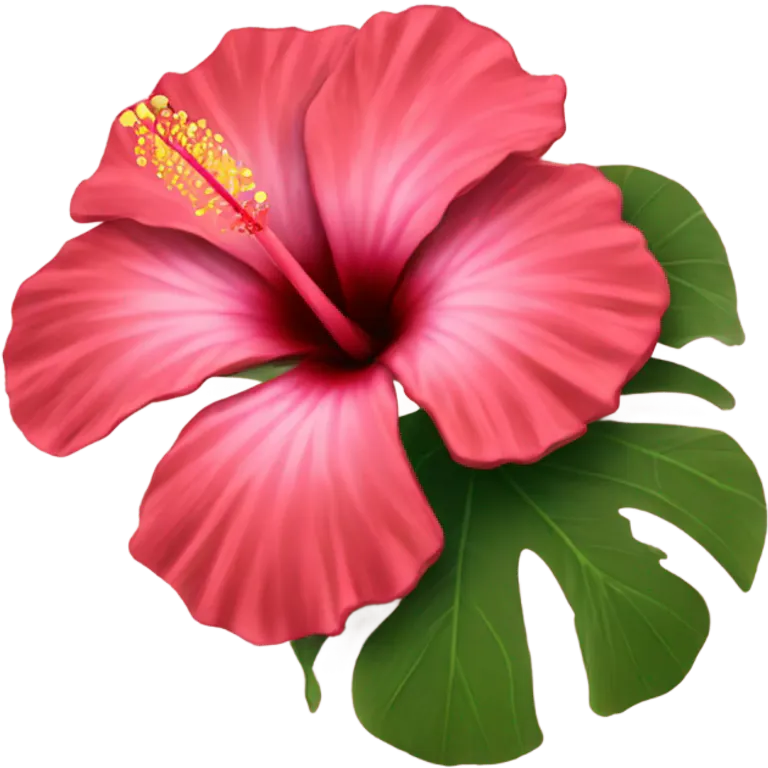Hibiscus flower emoji