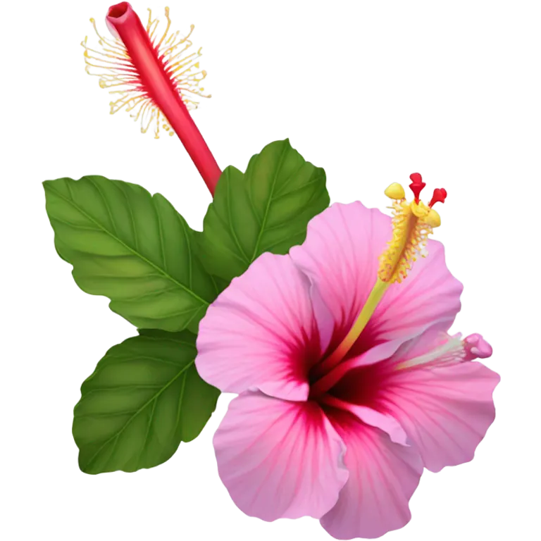 hibiscus flower emoji