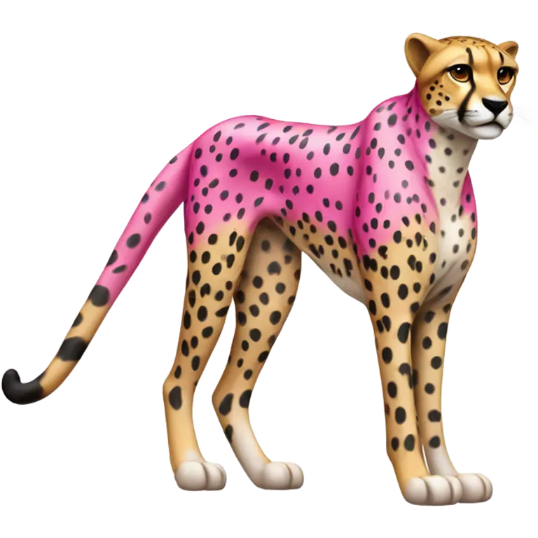 Pink cheetah  emoji