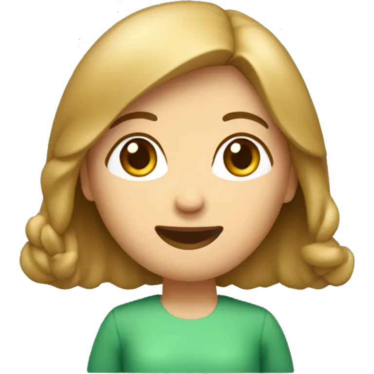 crea unavatar de cuerpo medio de una mujer dentista que está preocupada, con pelo castaño claro liso y ojos verdes emoji