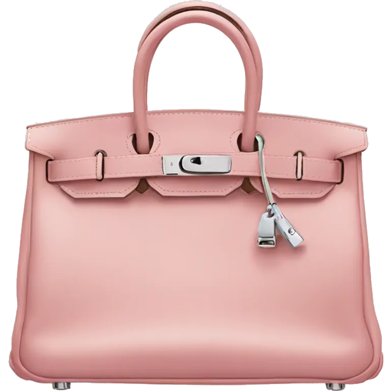 hermes light pink birkin bag emoji