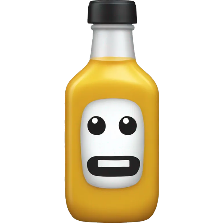 Mustard bottle  emoji