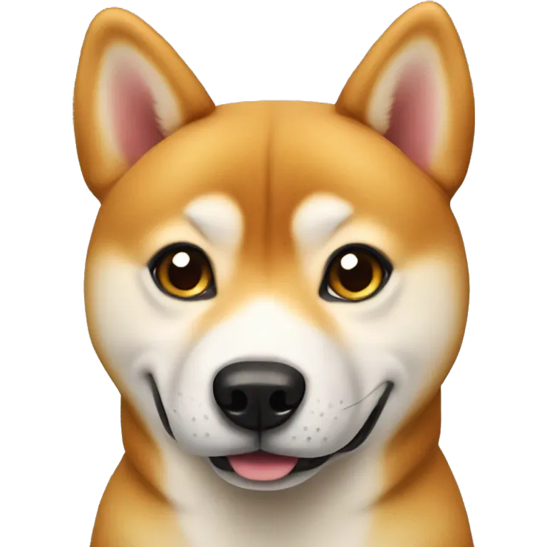 shiba inu looking at viewer emoji
