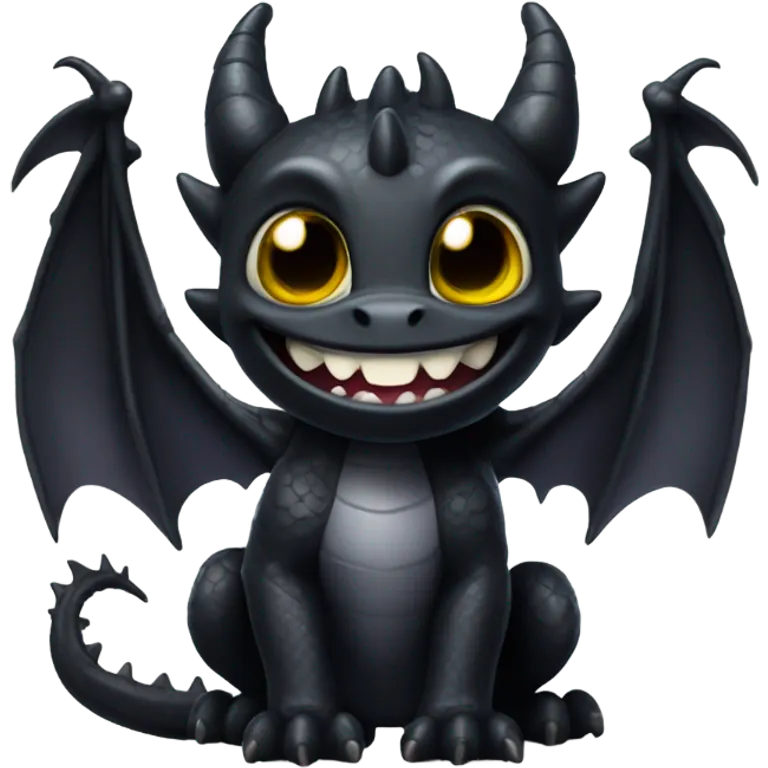 Toothless  emoji