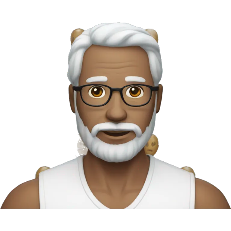 Full body : using a balloon to replace the head: no facial features, male, 70 years old. -167cm, 65kg, sky blue, black bottom" emoji