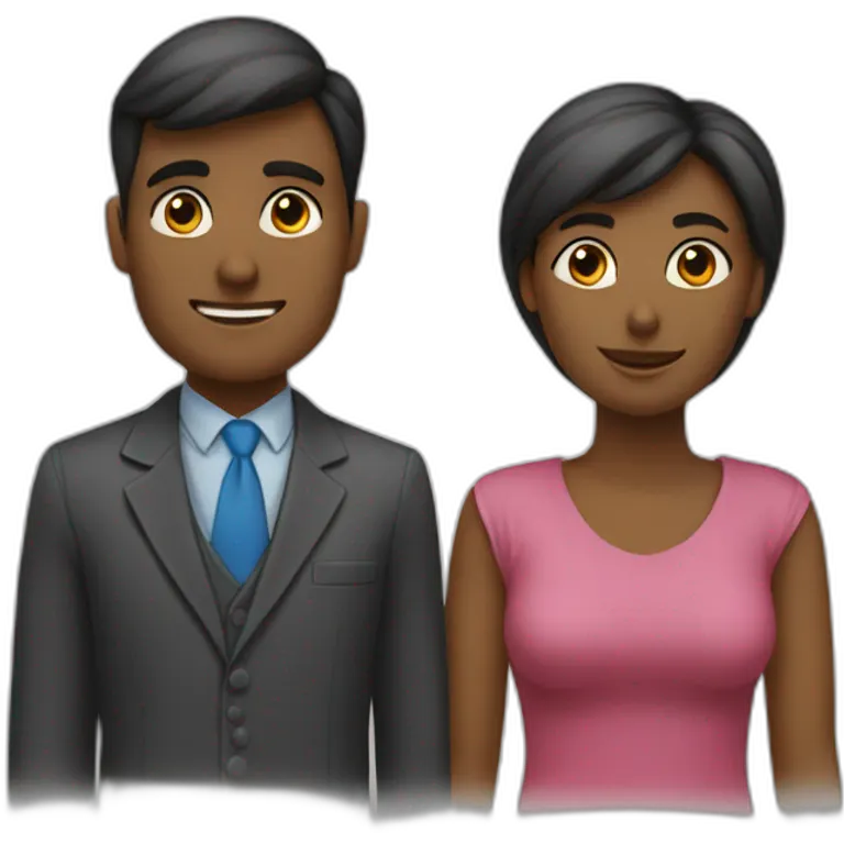 Un 69 entre un homme et une femme emoji