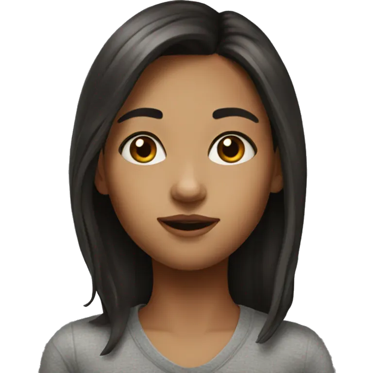 realistic portrait of girl emoji