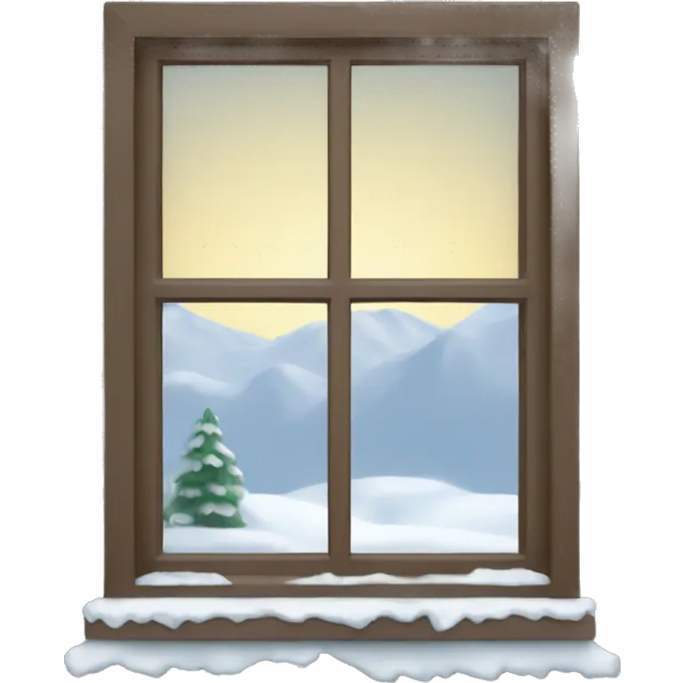 winter window emoji