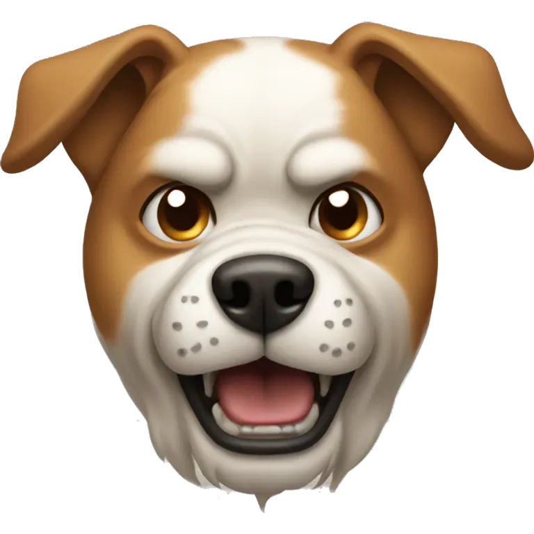 Angry dog emoji