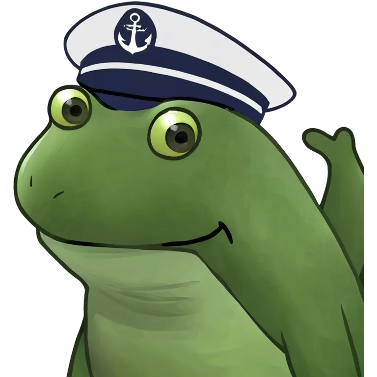 bufo on a ship emoji
