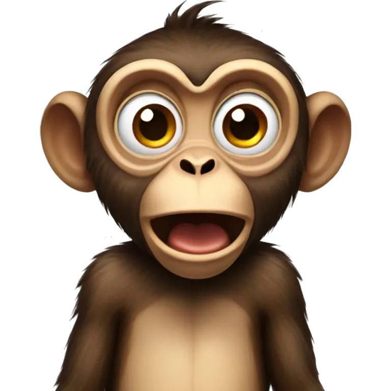 shocked monkey emoji