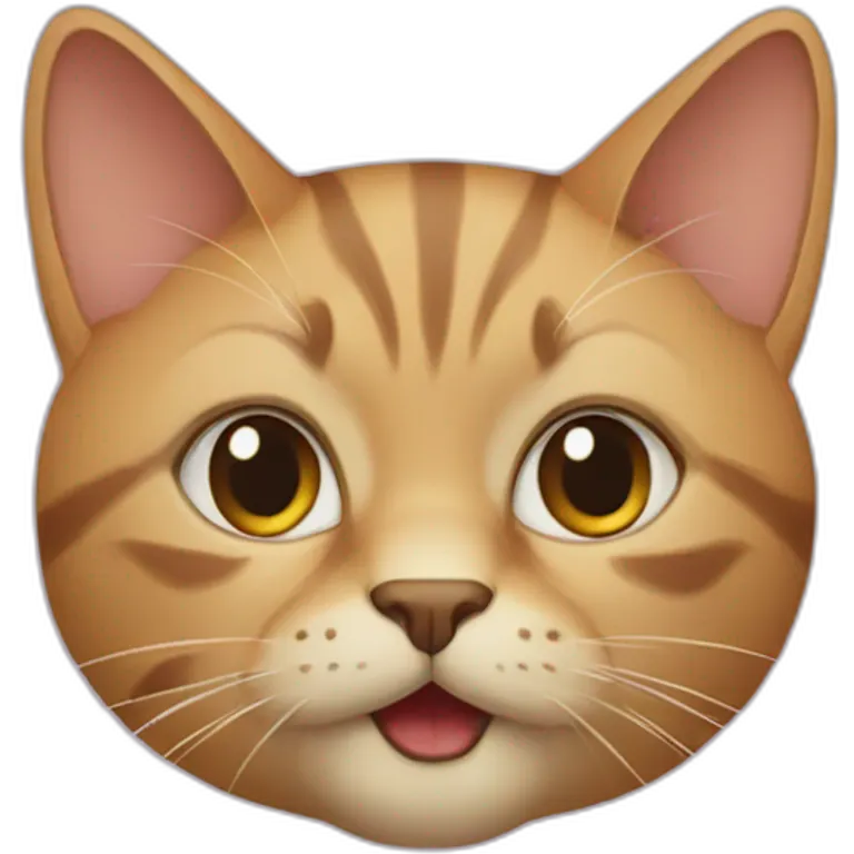 Cat-with-riker-face emoji