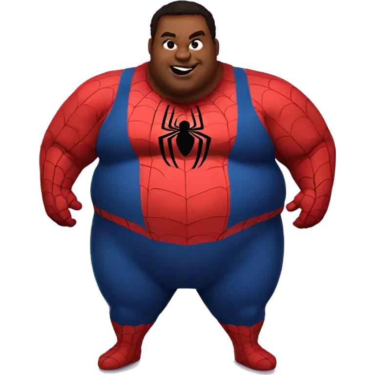 Fat fat fat spiderman emoji