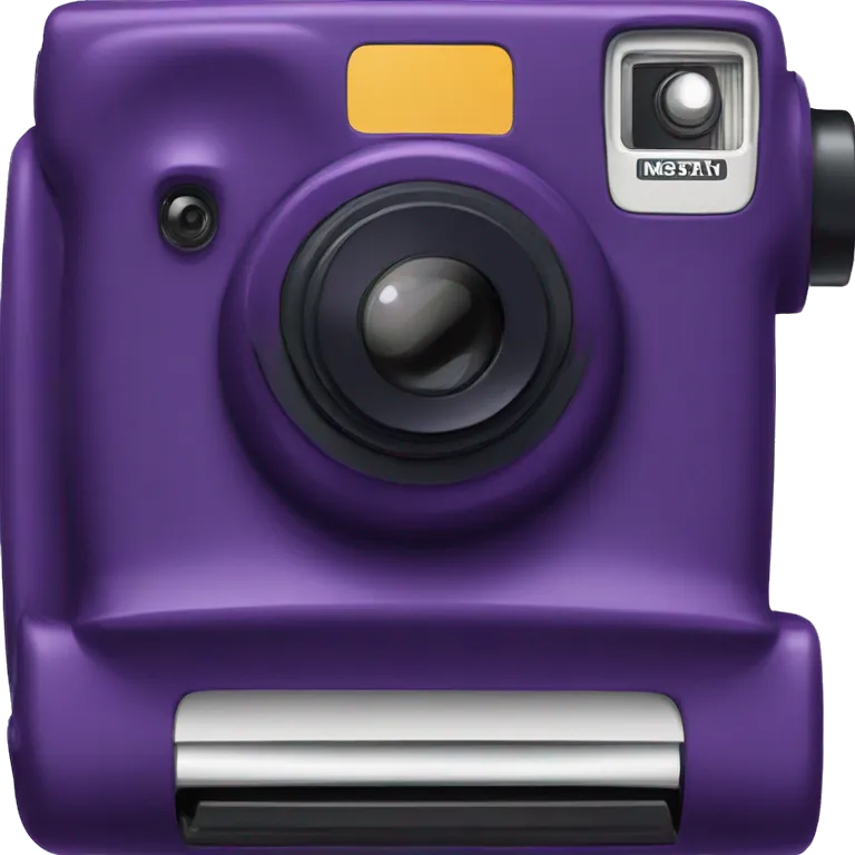Dark Purple instax emoji