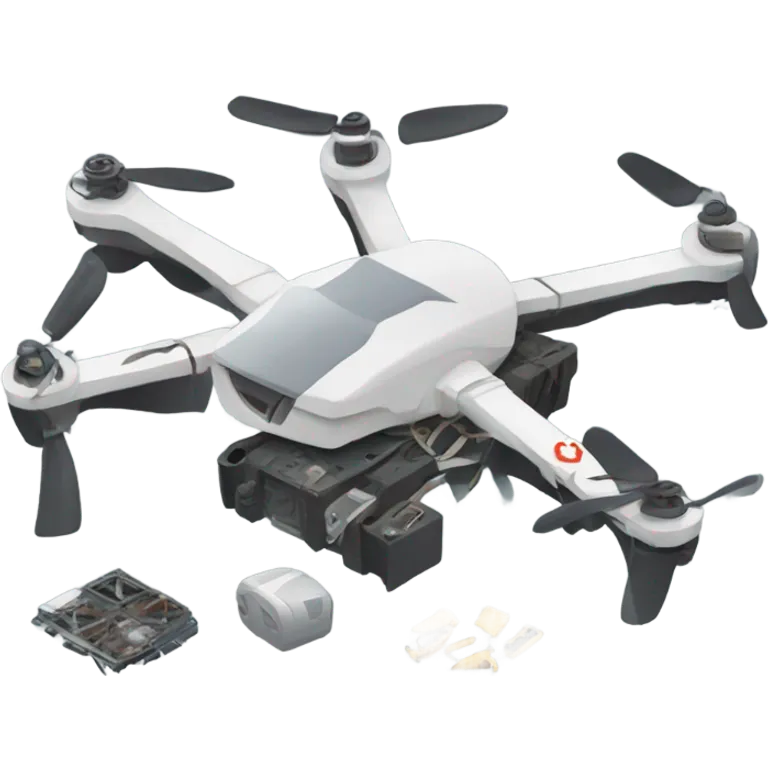 Shot-down drone  emoji