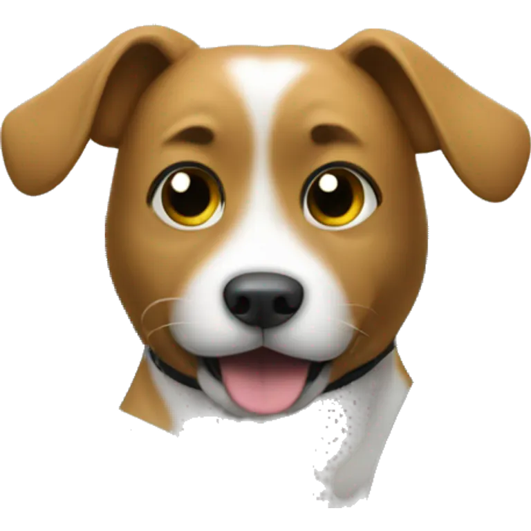 A dog driving a car emoji