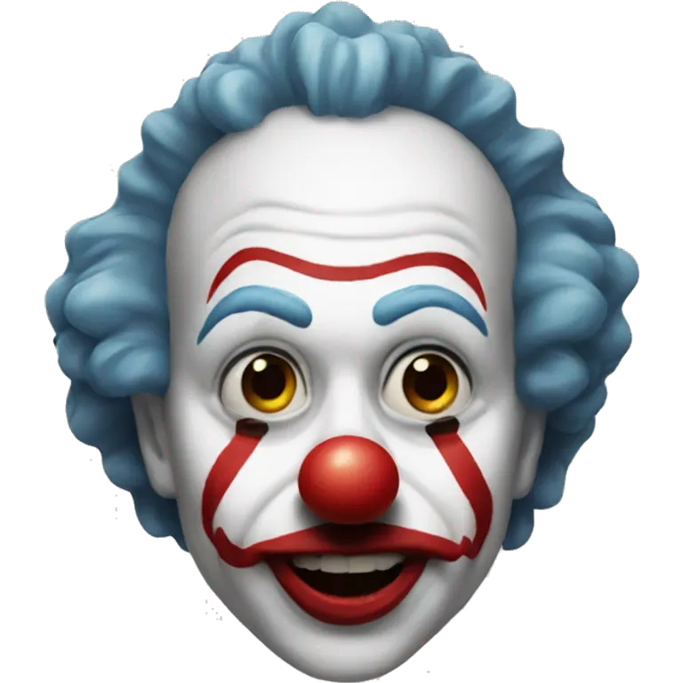 Clown from the movie Scary emoji