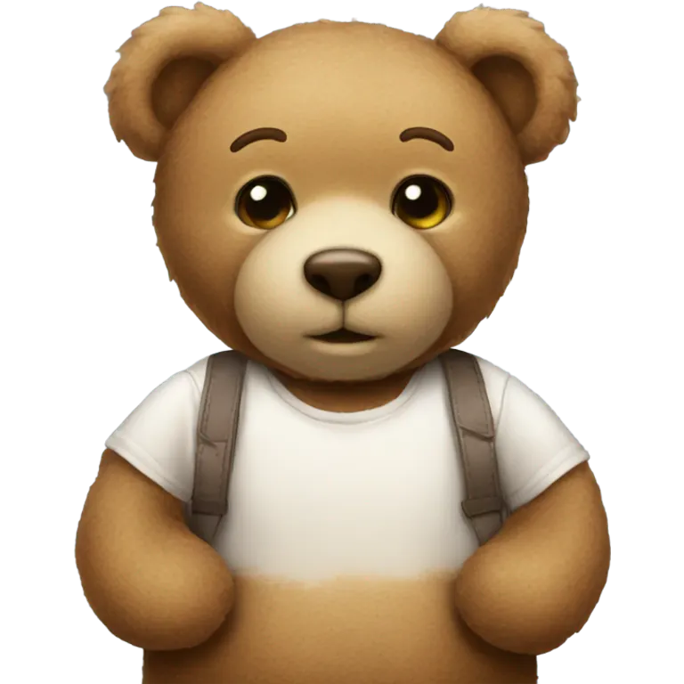 Teddy bear inlove emoji