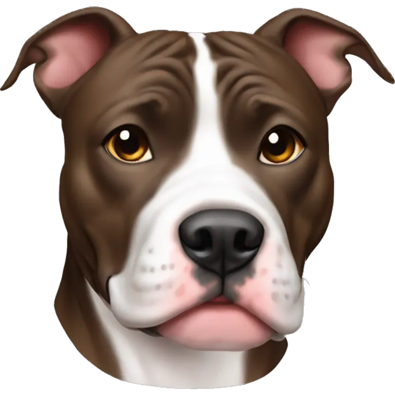 Brindle pitbull emoji