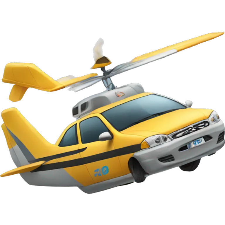 un emoji de un carro volador emoji