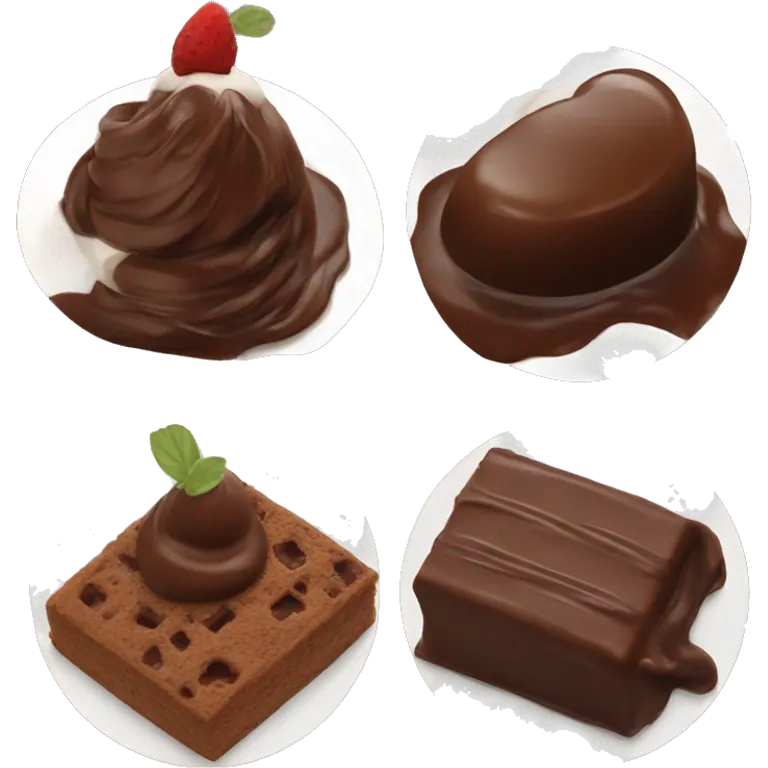 mousse au chocolat emoji