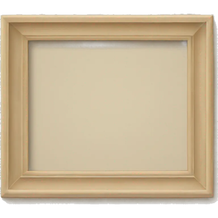 wall frame that is beige in colour  emoji