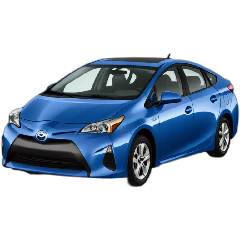 Blue Prius emoji