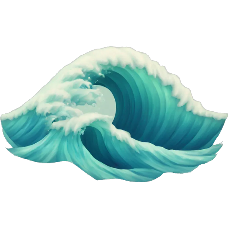 Ocean waves emoji