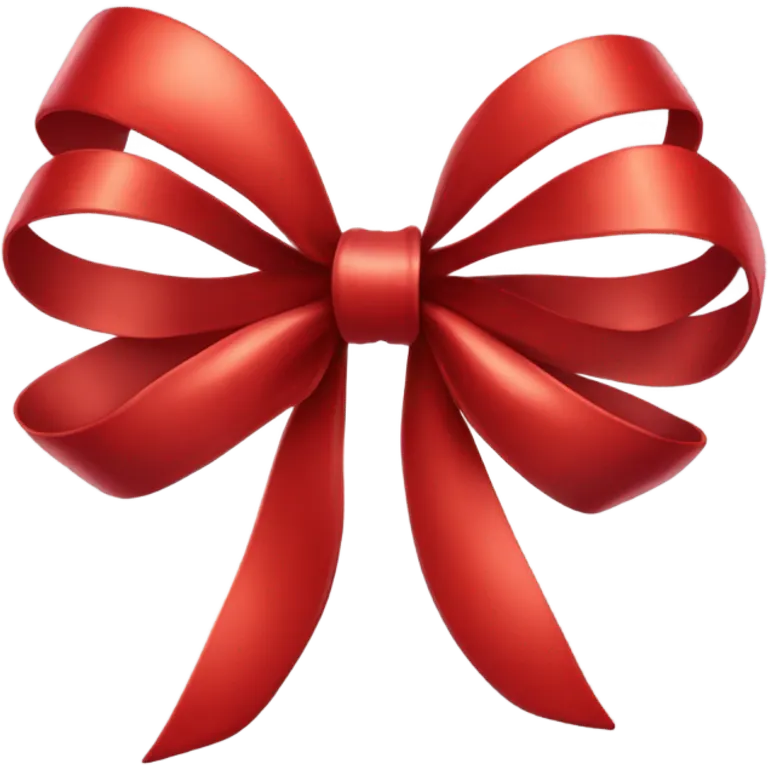 Red bow emoji