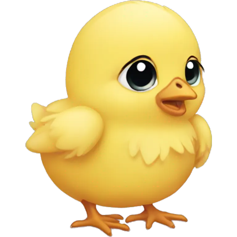 baby chick sad emoji