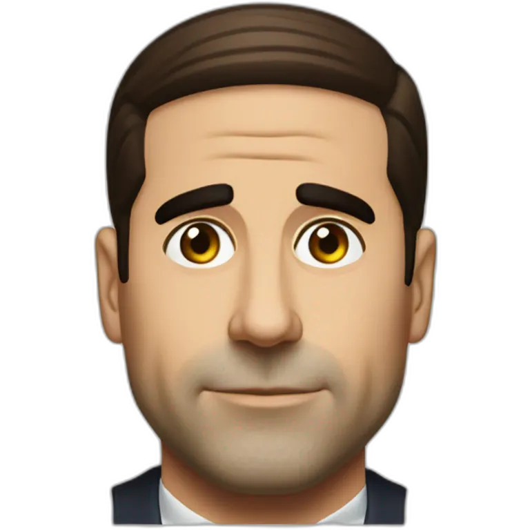 Michael Scott avec une tasse de café  emoji