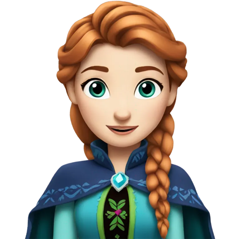 Princess anna frozen emoji