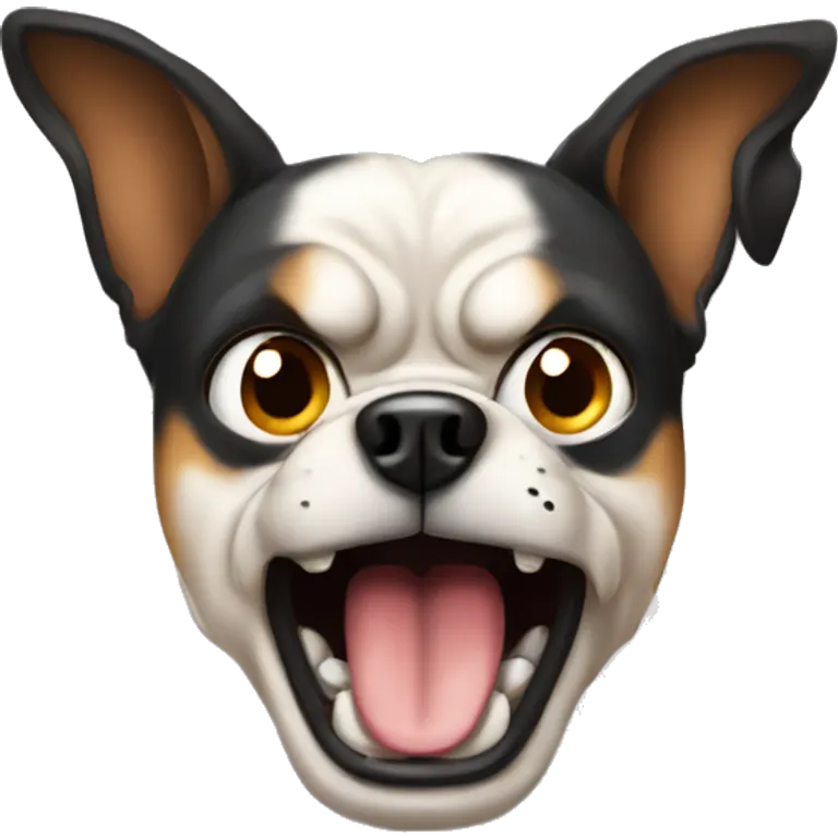 Angry dog emoji