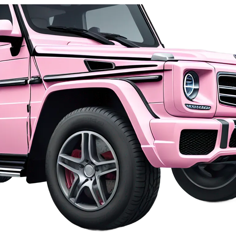 Mercedes-Benz G63 AMG light pink emoji