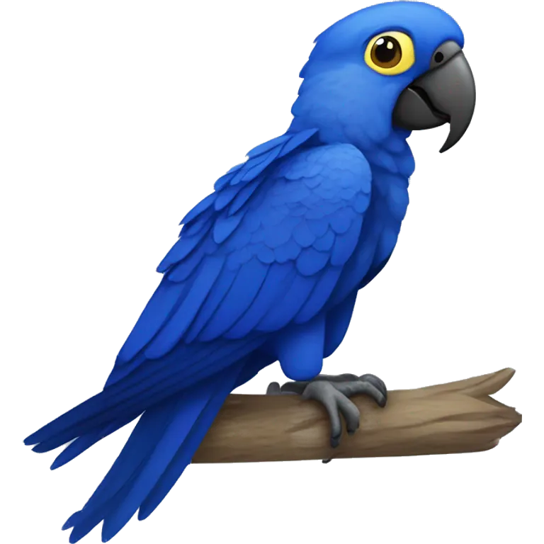 Hyacinth macaw  emoji