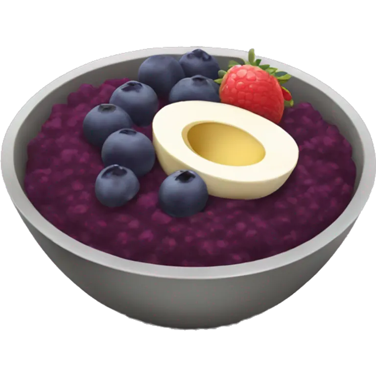 acai bowl emoji