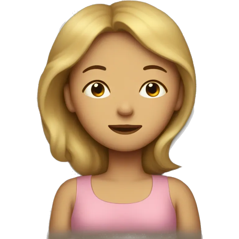 girl sleeping in bed  emoji