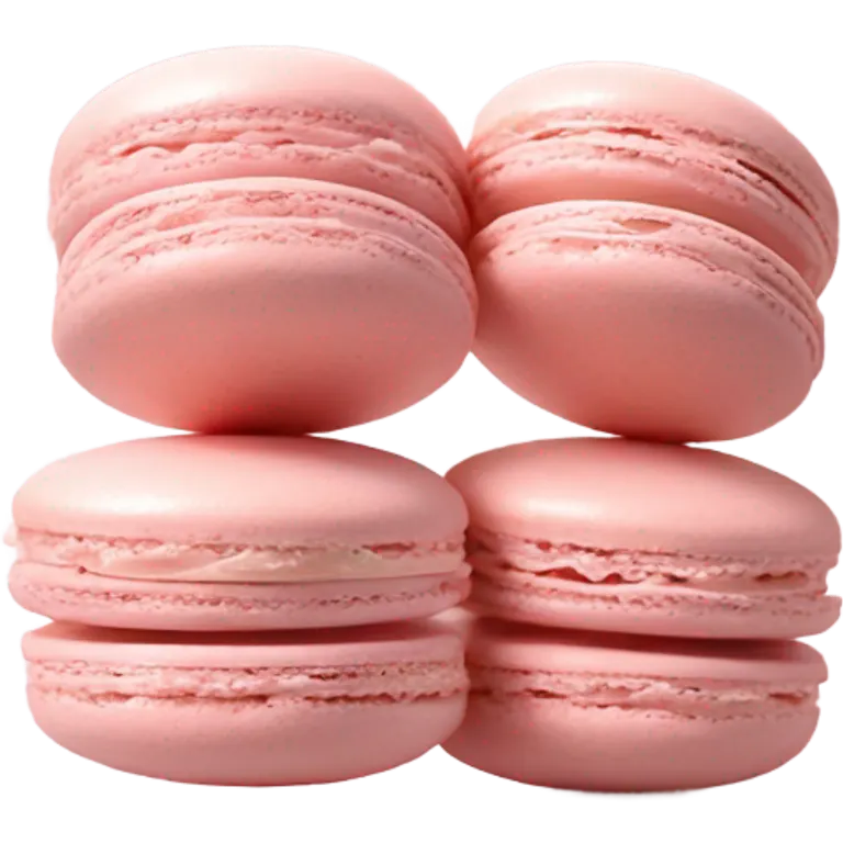 Light pink macarons emoji