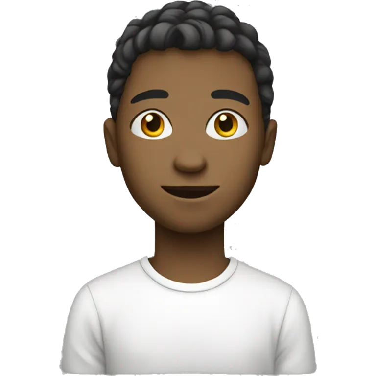 teenager white emoji