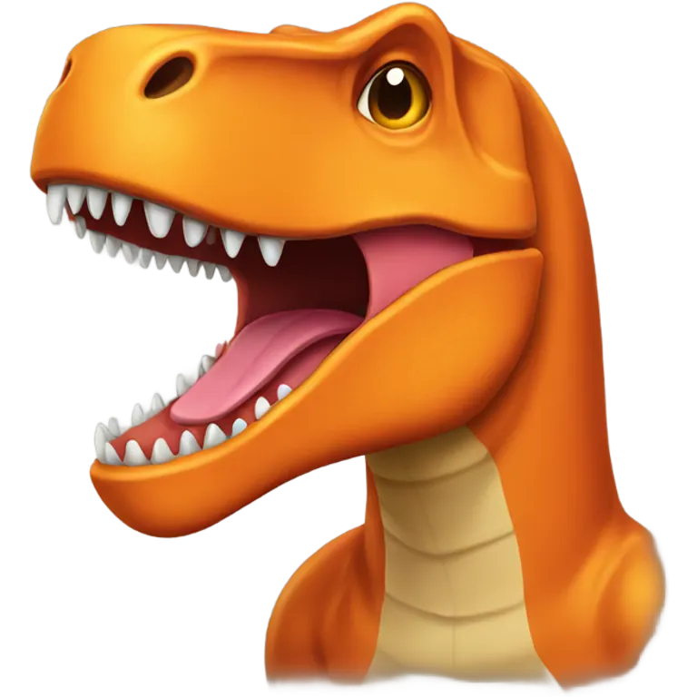Orange trex  emoji