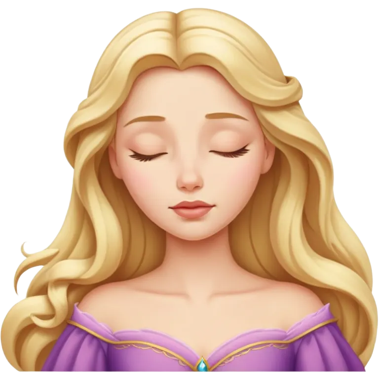 Sleeping beauty emoji
