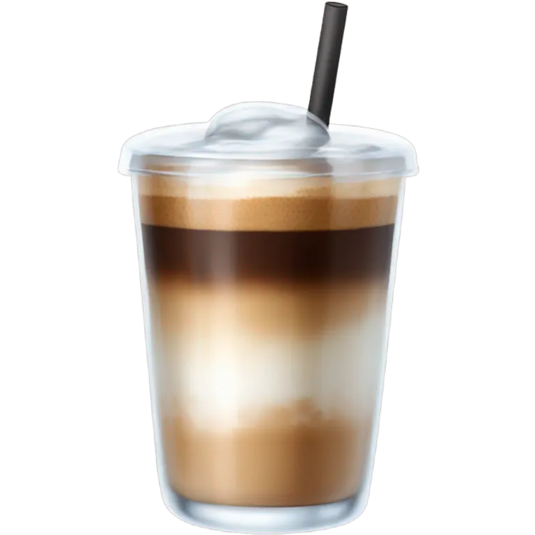 Iced latte emoji