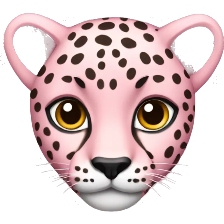 Light pink cheetah emoji
